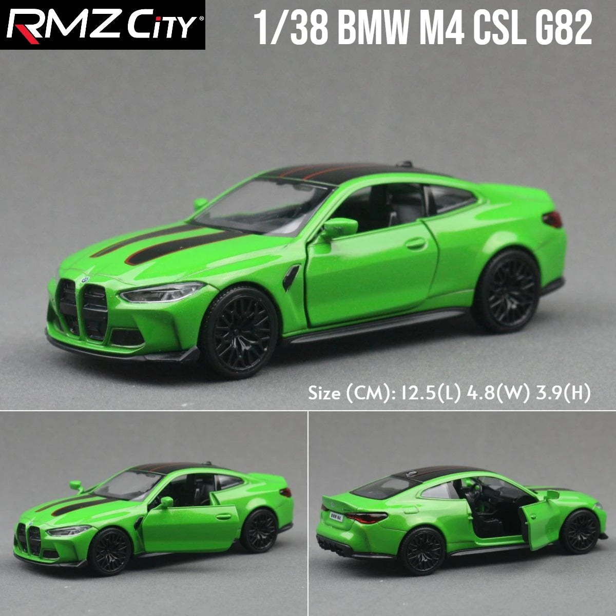 1/36 BMW M2 M3 M4 M5 Toy Car Model For Children RMZ CiTY Diecast Metal Racing Miniature Pull Back Collection Gift Kid Boys
