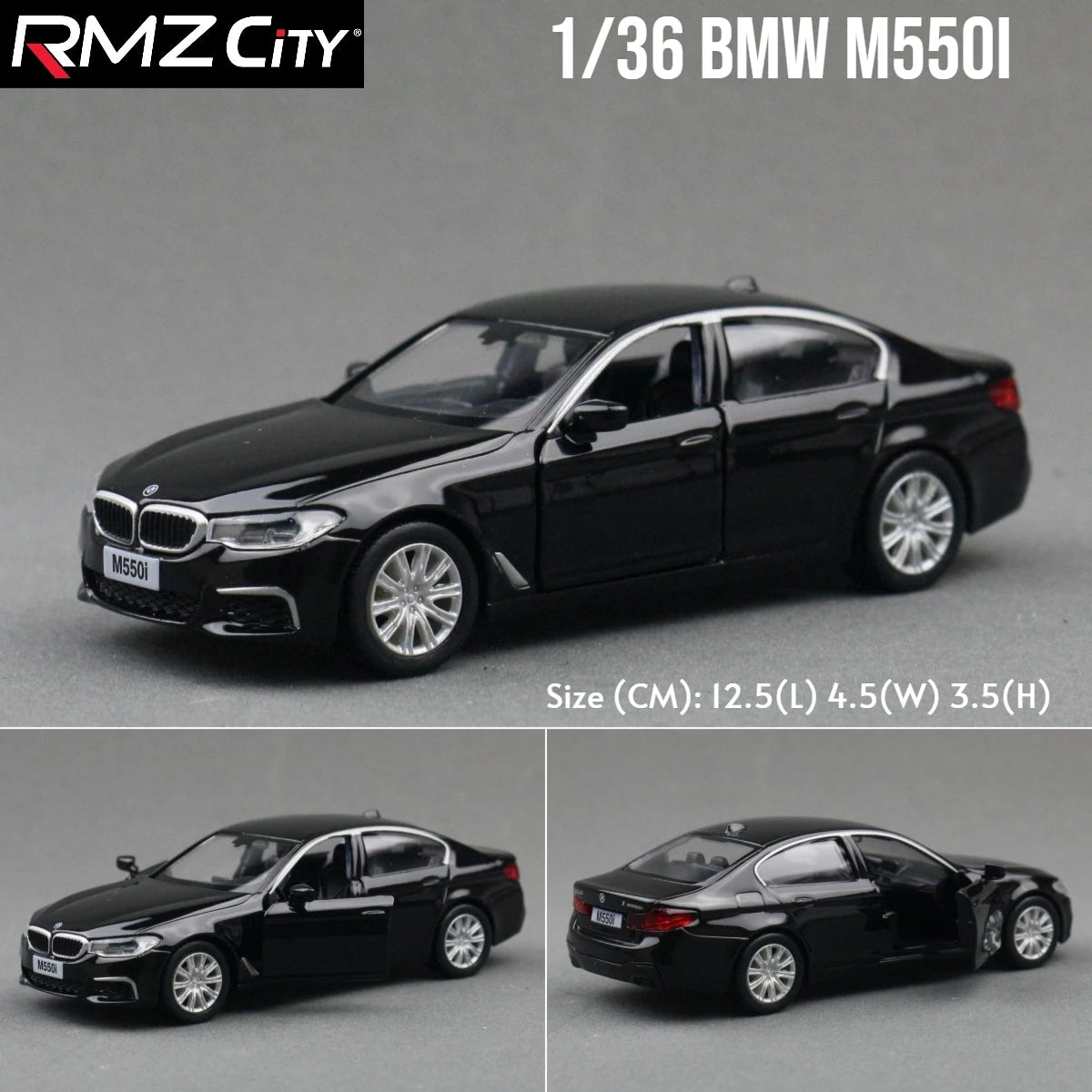 1/36 BMW M2 M3 M4 M5 Toy Car Model For Children RMZ CiTY Diecast Metal Racing Miniature Pull Back Collection Gift Kid Boys