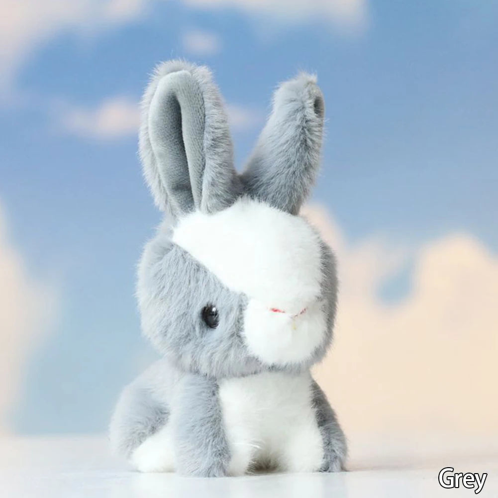14cm Cute Bunny Cartoon Animal Dolls Stuffed Long Ear Rabbit Soft Plush Toys Sleeping Children Baby Birthday Gift for Kids