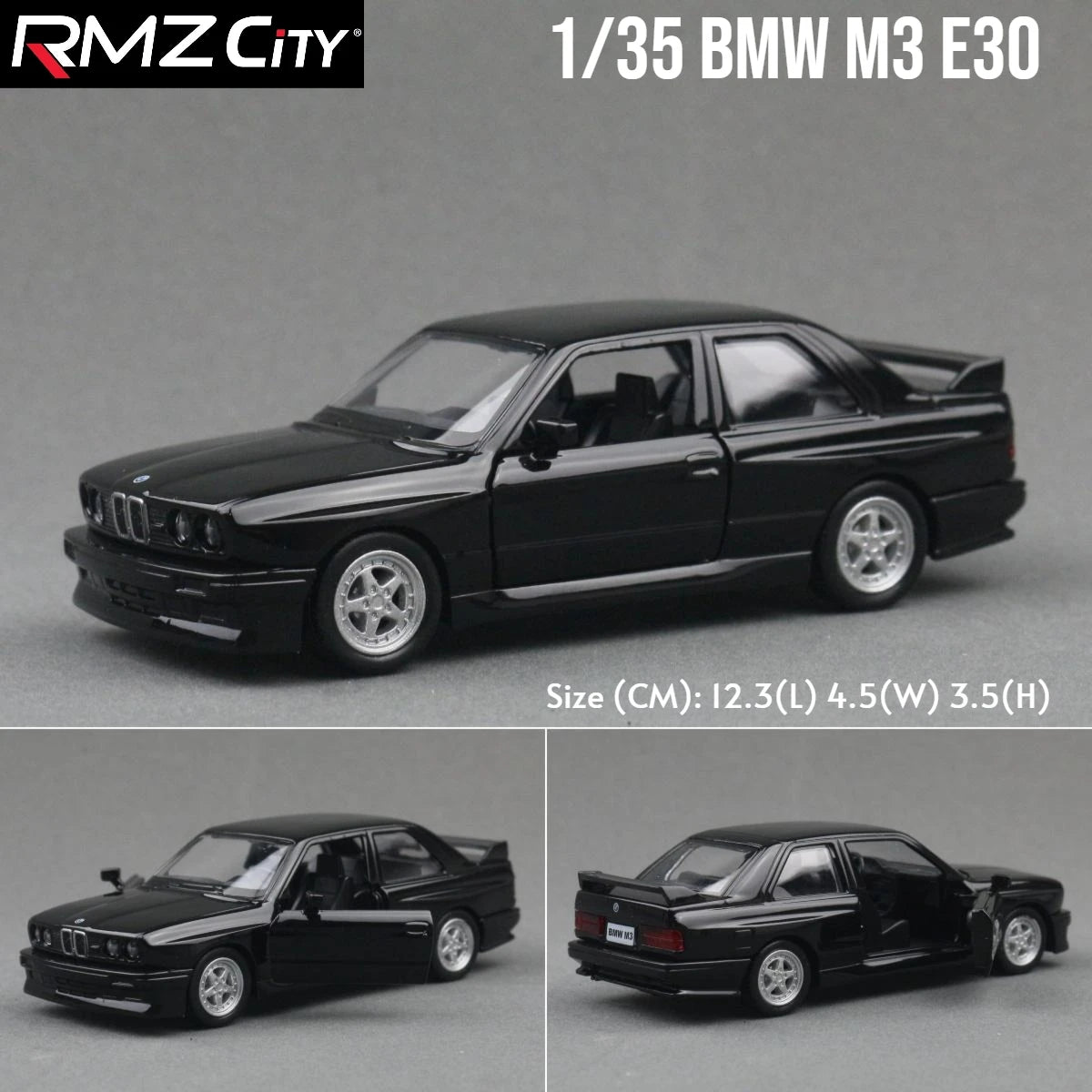 1/36 BMW M2 M3 M4 M5 Toy Car Model For Children RMZ CiTY Diecast Metal Racing Miniature Pull Back Collection Gift Kid Boys